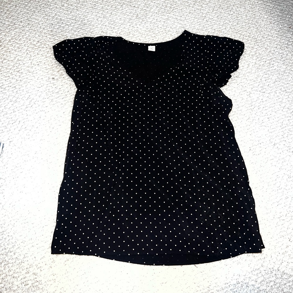 Black and white Polka Dot Blouse